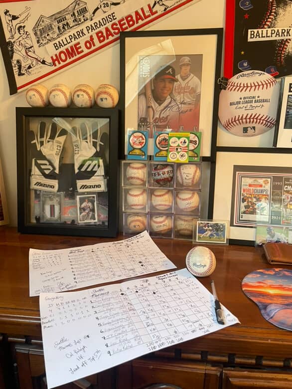 Dan's scorecard - 2025 World Series Game #3 Freeman Walk off Game